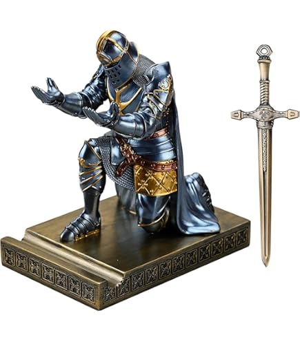 Amazon | 騎士型 ペンホルダー ペン立て 騎士 インテリア 置物